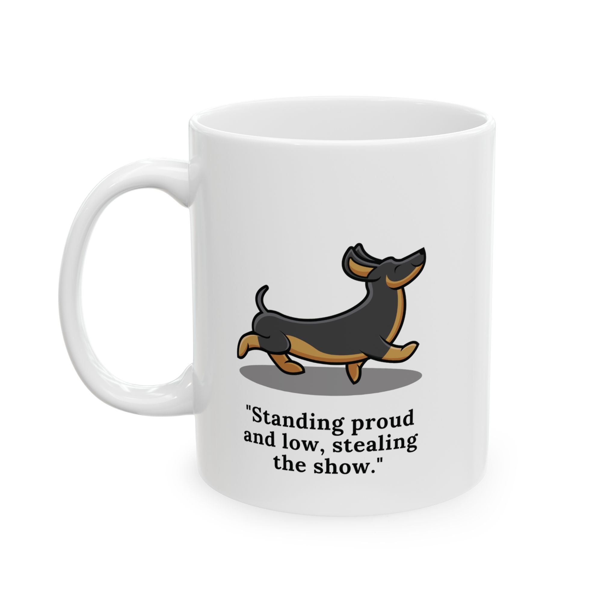 Dachshund Ceramic Mug, Dachshund Coffee Dog Mug, 11 oz Coffee Mug, Dachshund Mom Gift, Dachshund Coffee Cup, Wiener Funny Mug, Dachshund Cup