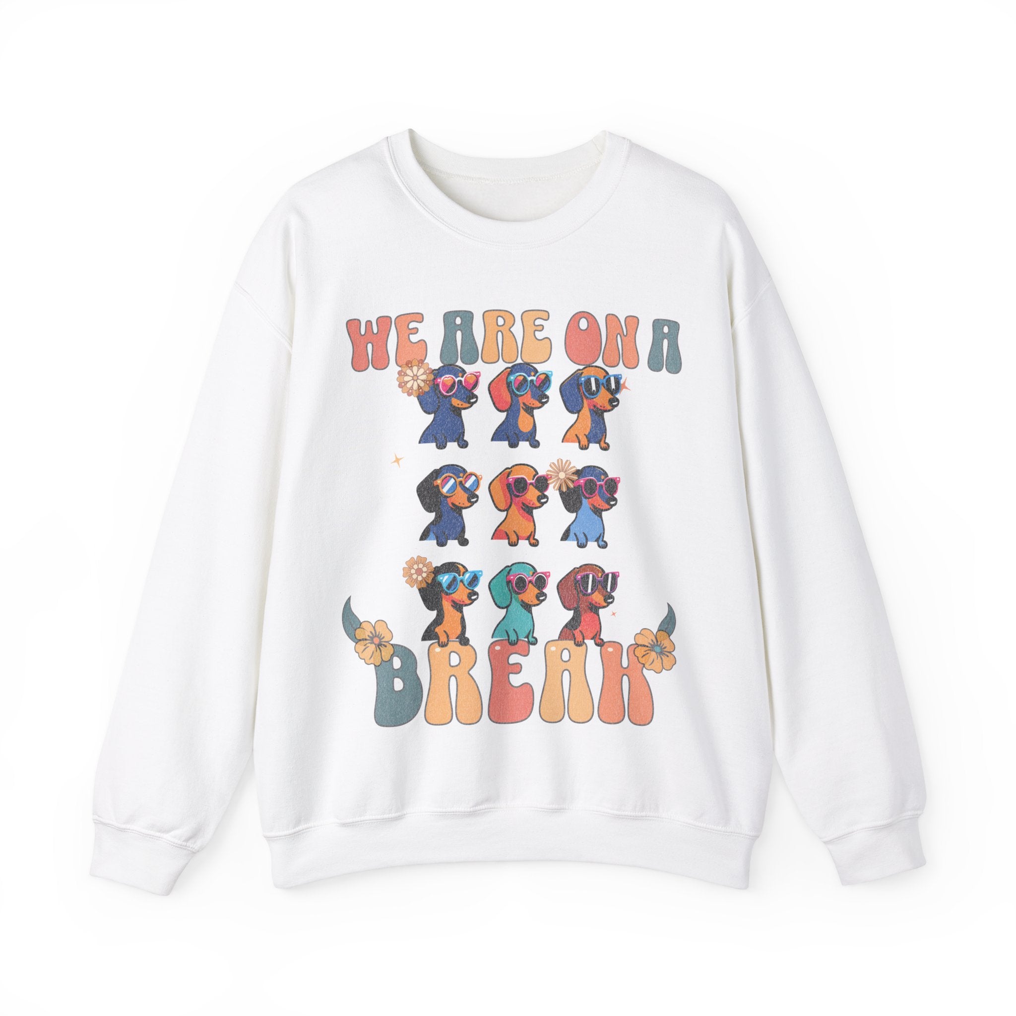 Dachshund Sweatshirt, Dachshund Mom Crewneck, Doxie Lover Gift, Wiener Owner Gift, Wiener Dog Mom Shirt, Funny Doxie Groovy Pullover