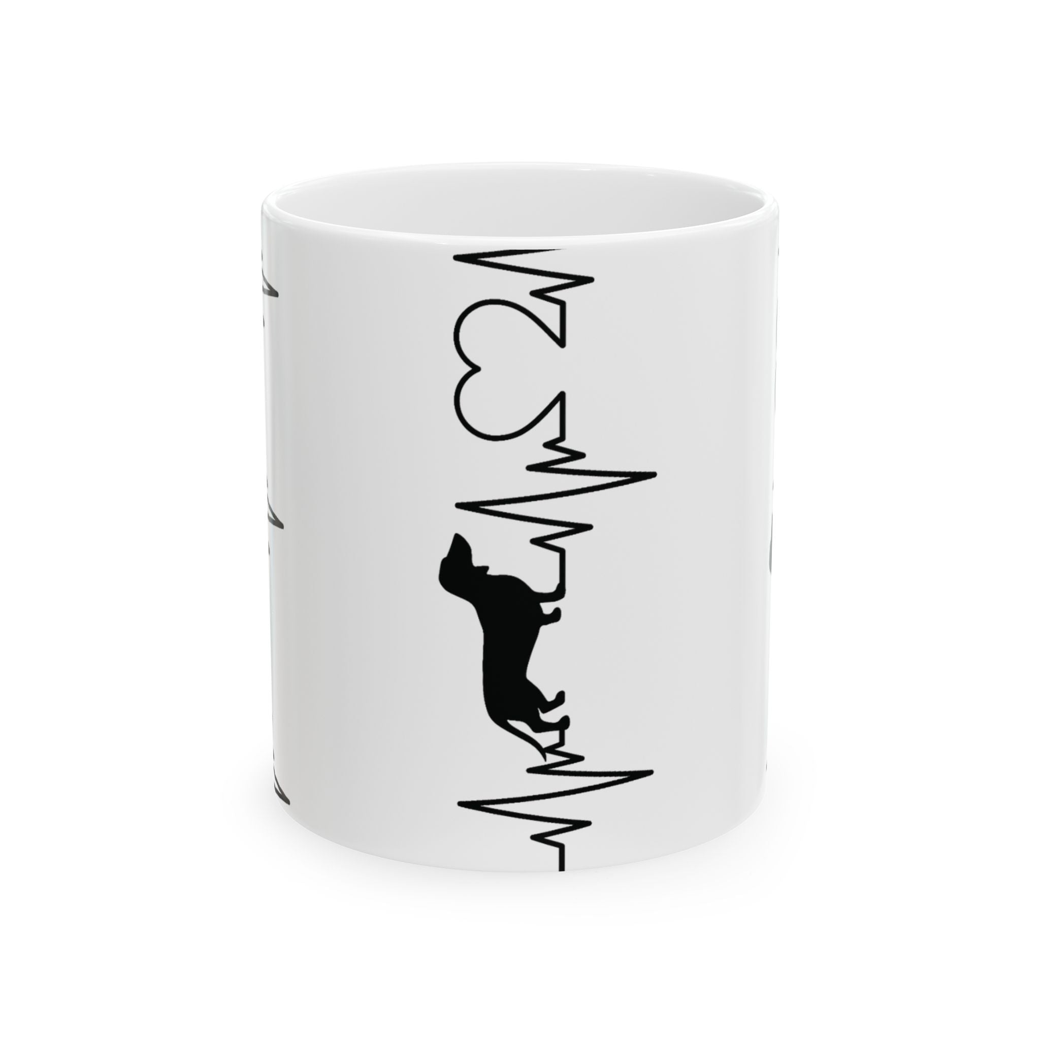 Dachshund Heartbeat Mug, Dachshund Coffee Mug, Dachshund Parent Gift, Dachshund Lover Mug, Dachshund Owner Mug, Dachshund Mom Mug