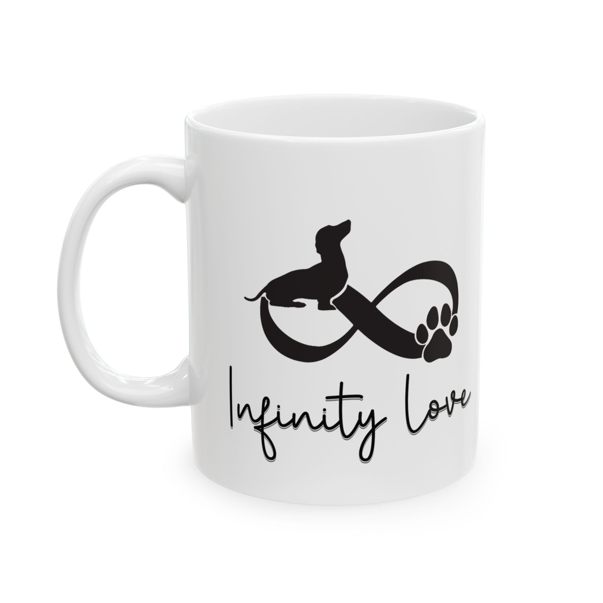 Dachshund Ceramic Mug, Dachshund Coffee Art Mug, 11 oz Coffee Mug, Dachshund Parent Gift, Dachshund Coffee Cup, Wiener Lover Unique Mug