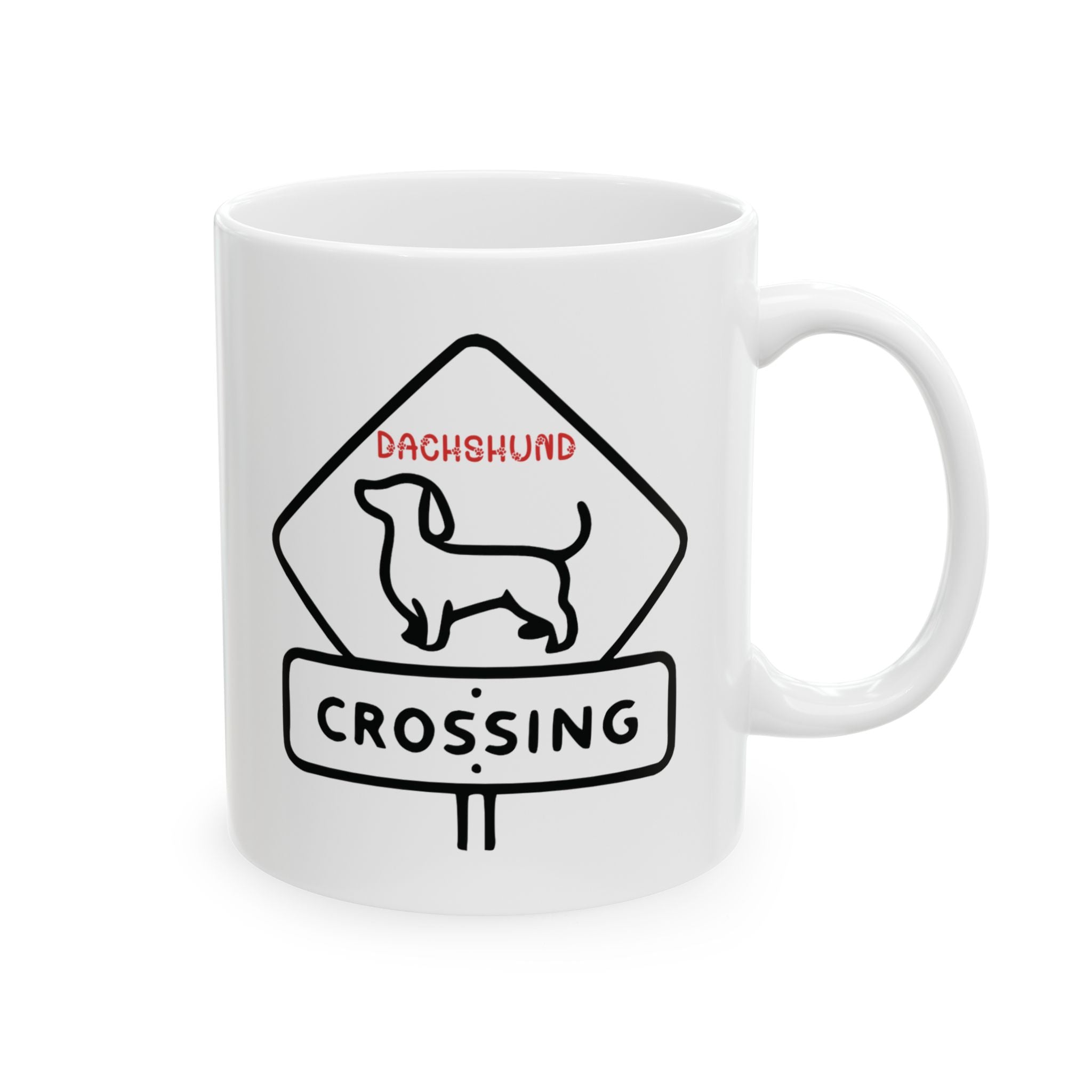 Dachshund Gift Mug, Dachshund 11 oz Coffee Mug, Dog Lover Unique Gift, Dachshund Lover Mug, Dachshund Owner Cute Mug, Wiener Ceramic Mug