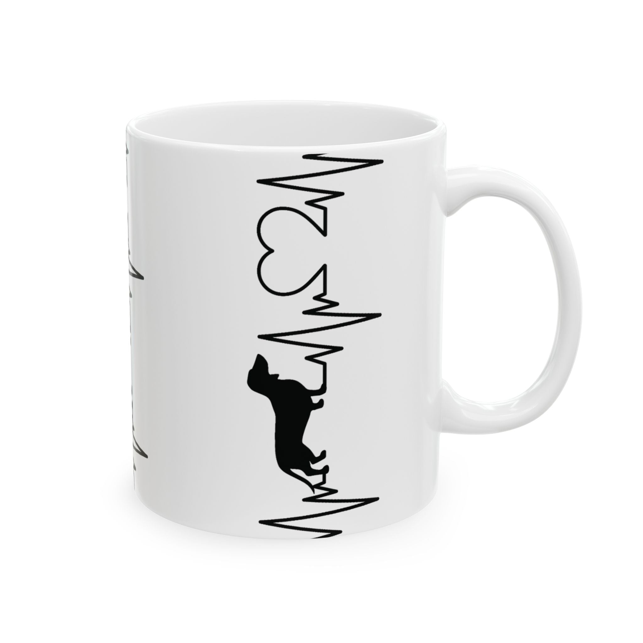 Dachshund Heartbeat Mug, Dachshund Coffee Mug, Dachshund Parent Gift, Dachshund Lover Mug, Dachshund Owner Mug, Dachshund Mom Mug