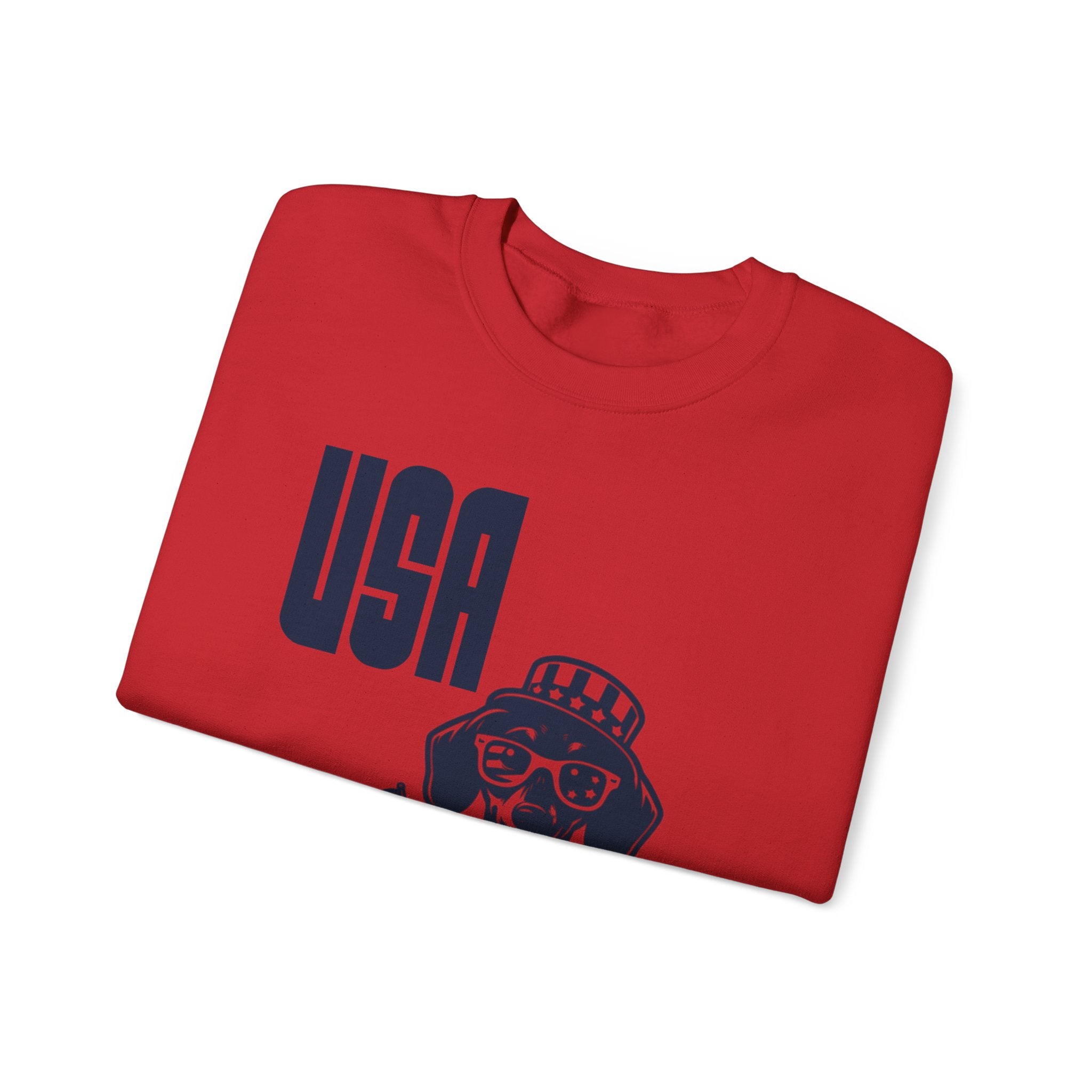 Dachshund Independence Sweatshirt, Doxie Owner Cloth, Pet Custom Shirt, Dachshund Pullover, Dog Parent Gift, Dachshund 4th of July Shirt
