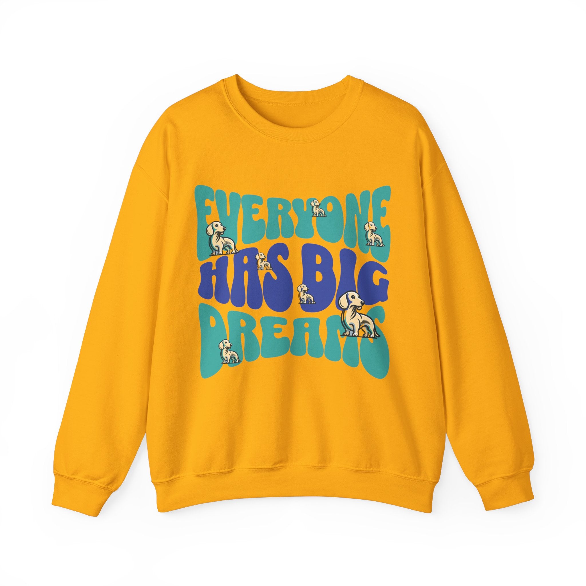 Dachshund Big Dream Sweatshirt, Dog Sweatshirt, Wiener Mom sweater, Sausage Dog Gift, Wiener Dog Lover Gift, Dog lover gift, Dog Mom Apparel