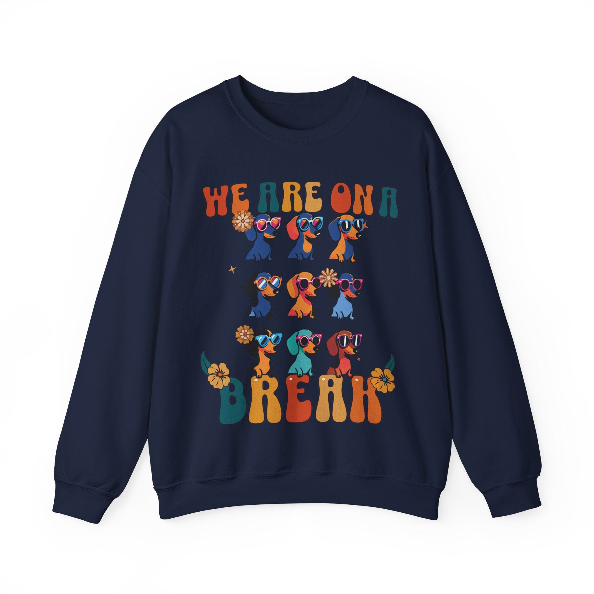 Dachshund Sweatshirt, Dachshund Mom Crewneck, Doxie Lover Gift, Wiener Owner Gift, Wiener Dog Mom Shirt, Funny Doxie Groovy Pullover
