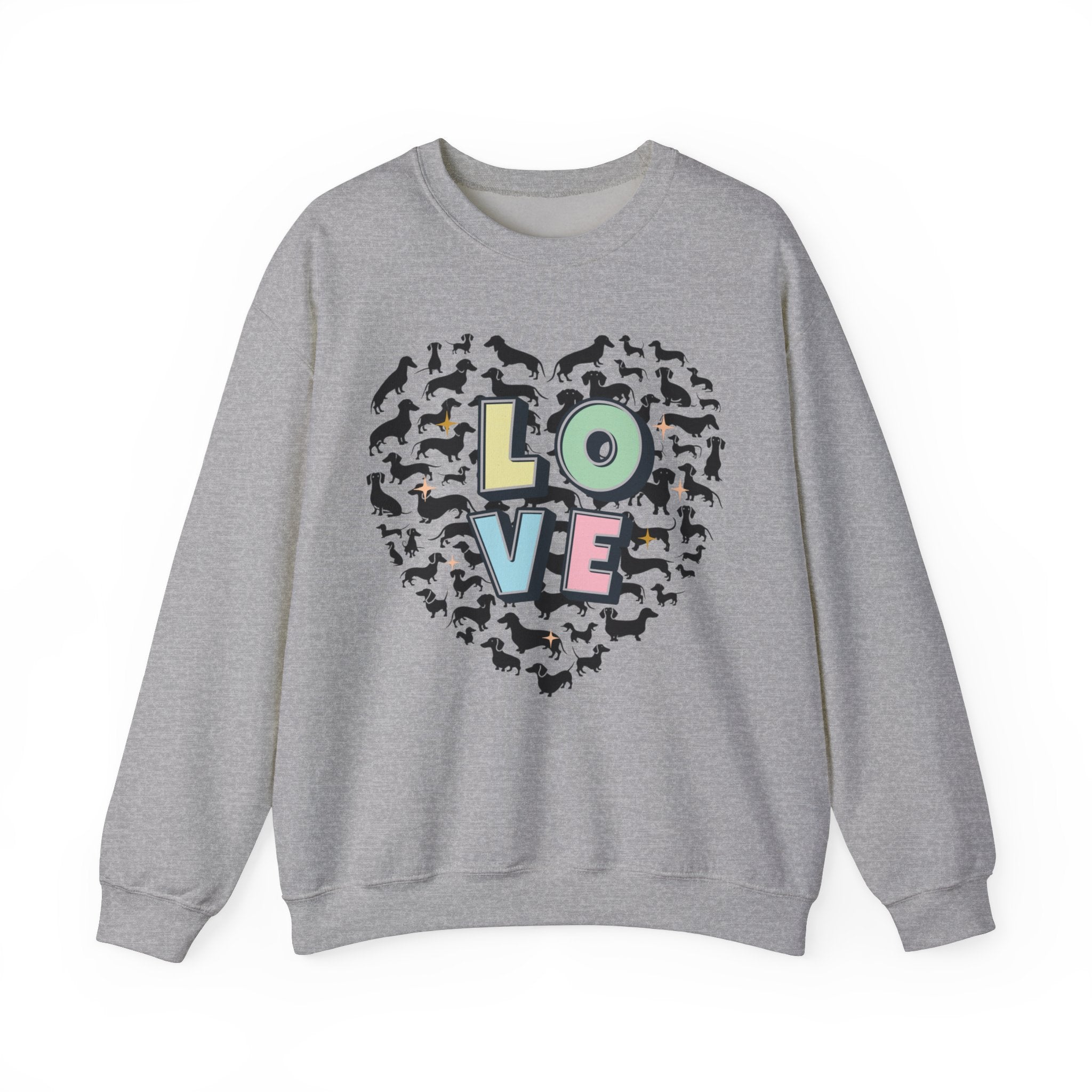 Dachshund Valentine Sweatshirt, Wiener sweater with love, Doxie Valentines Day Shirt, Dachshund Lover Gift, Dachshund Valentine pullup