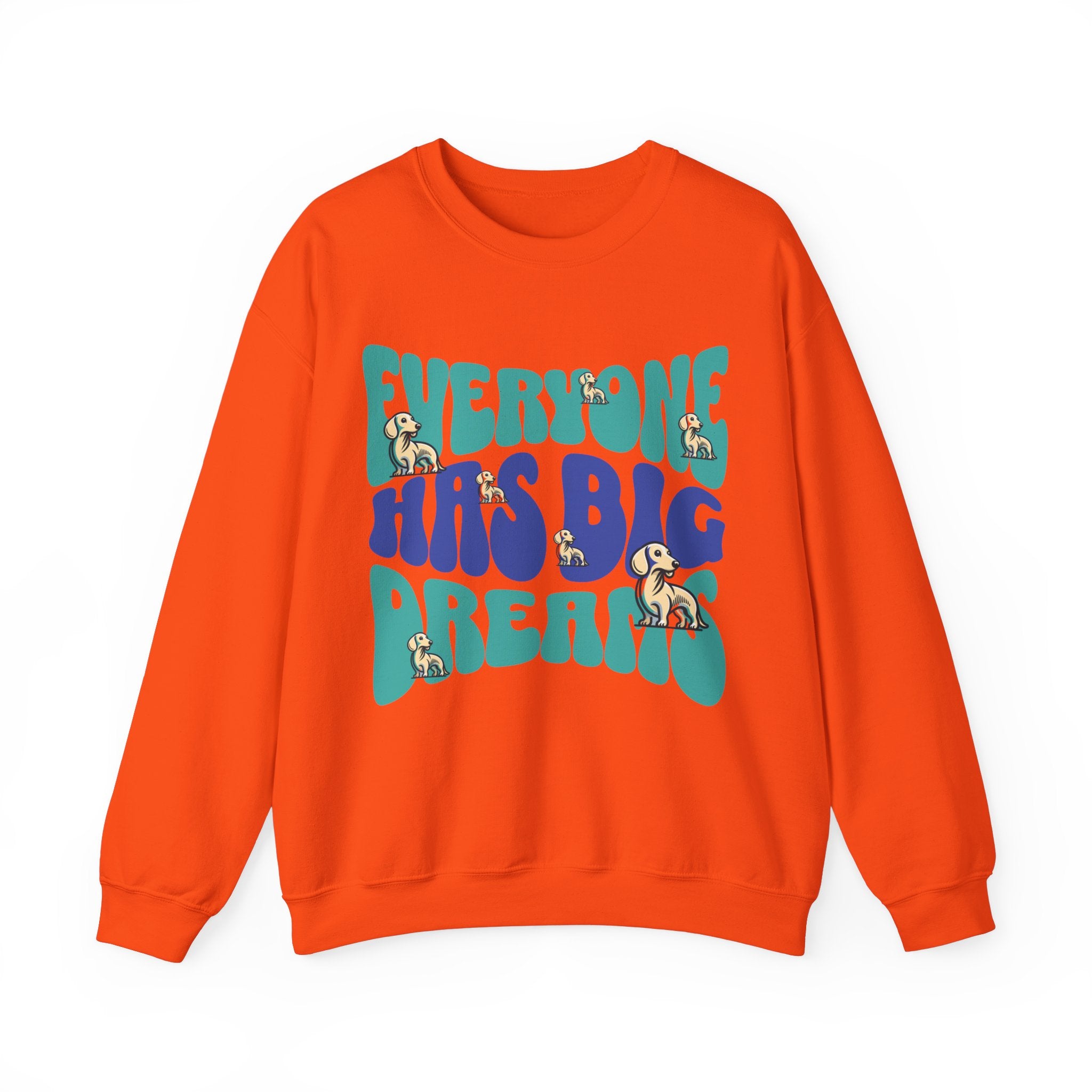 Dachshund Big Dream Sweatshirt, Dog Sweatshirt, Wiener Mom sweater, Sausage Dog Gift, Wiener Dog Lover Gift, Dog lover gift, Dog Mom Apparel