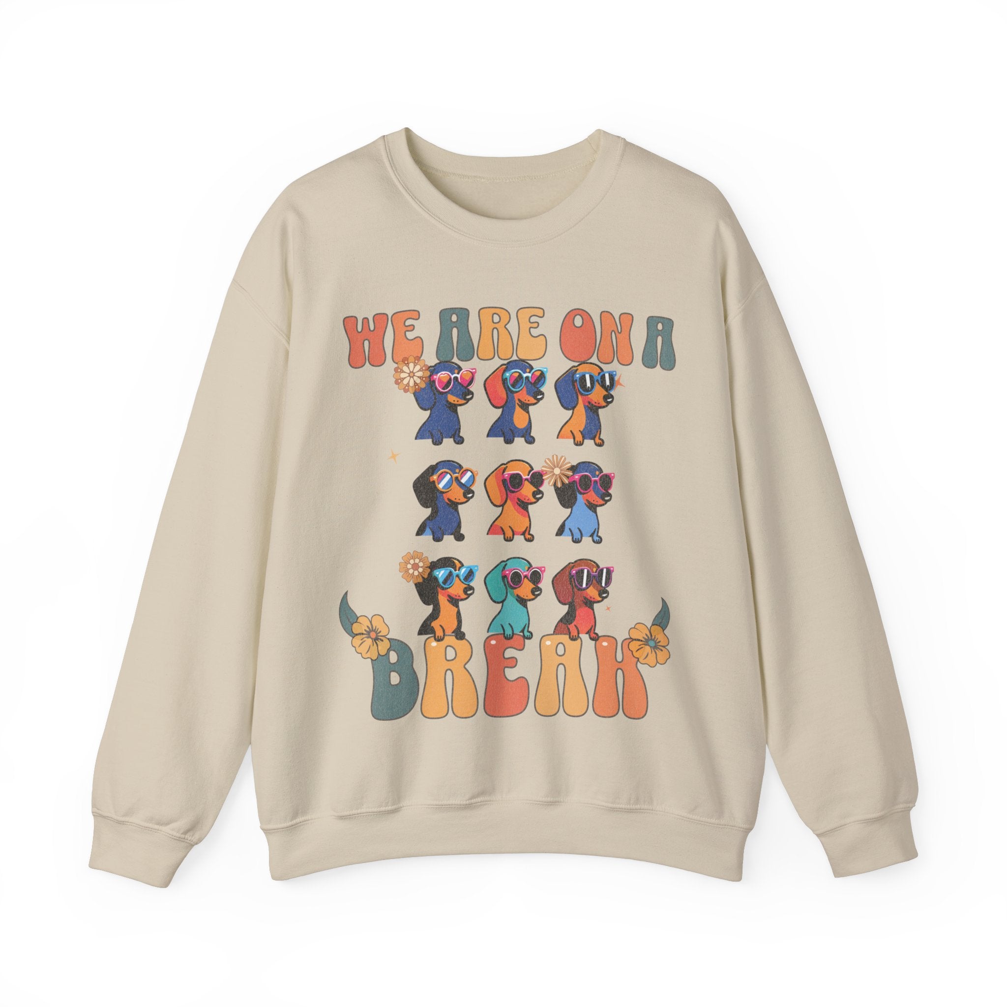 Dachshund Sweatshirt, Dachshund Mom Crewneck, Doxie Lover Gift, Wiener Owner Gift, Wiener Dog Mom Shirt, Funny Doxie Groovy Pullover