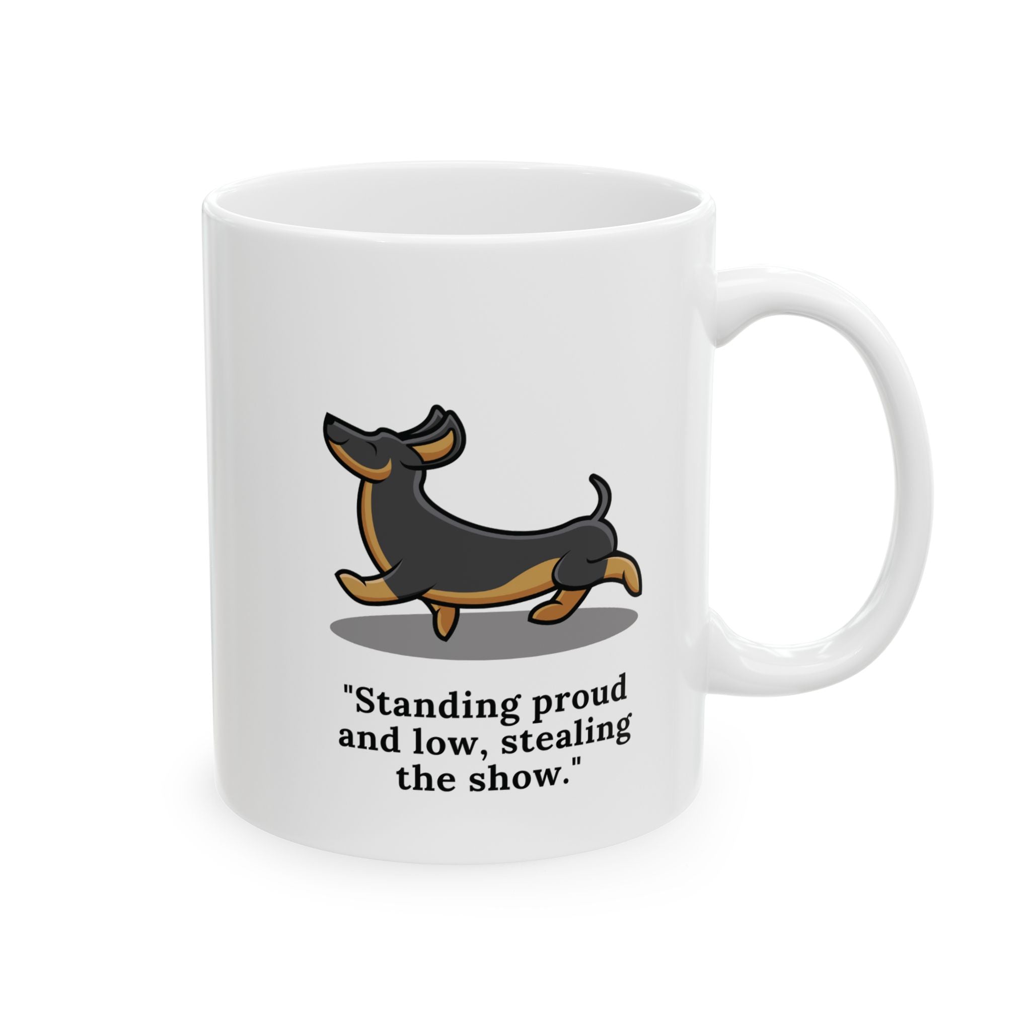 Dachshund Ceramic Mug, Dachshund Coffee Dog Mug, 11 oz Coffee Mug, Dachshund Mom Gift, Dachshund Coffee Cup, Wiener Funny Mug, Dachshund Cup
