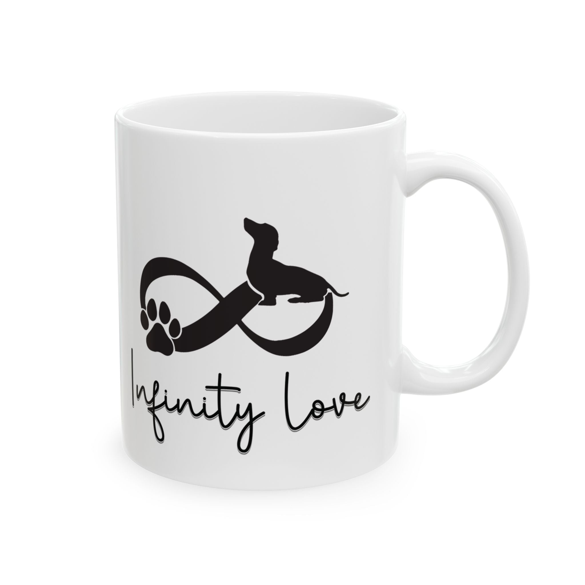 Dachshund Ceramic Mug, Dachshund Coffee Art Mug, 11 oz Coffee Mug, Dachshund Parent Gift, Dachshund Coffee Cup, Wiener Lover Unique Mug
