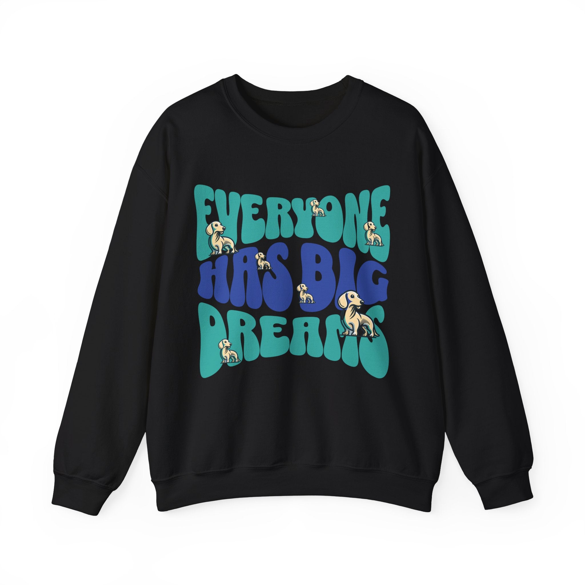 Dachshund Big Dream Sweatshirt, Dog Sweatshirt, Wiener Mom sweater, Sausage Dog Gift, Wiener Dog Lover Gift, Dog lover gift, Dog Mom Apparel