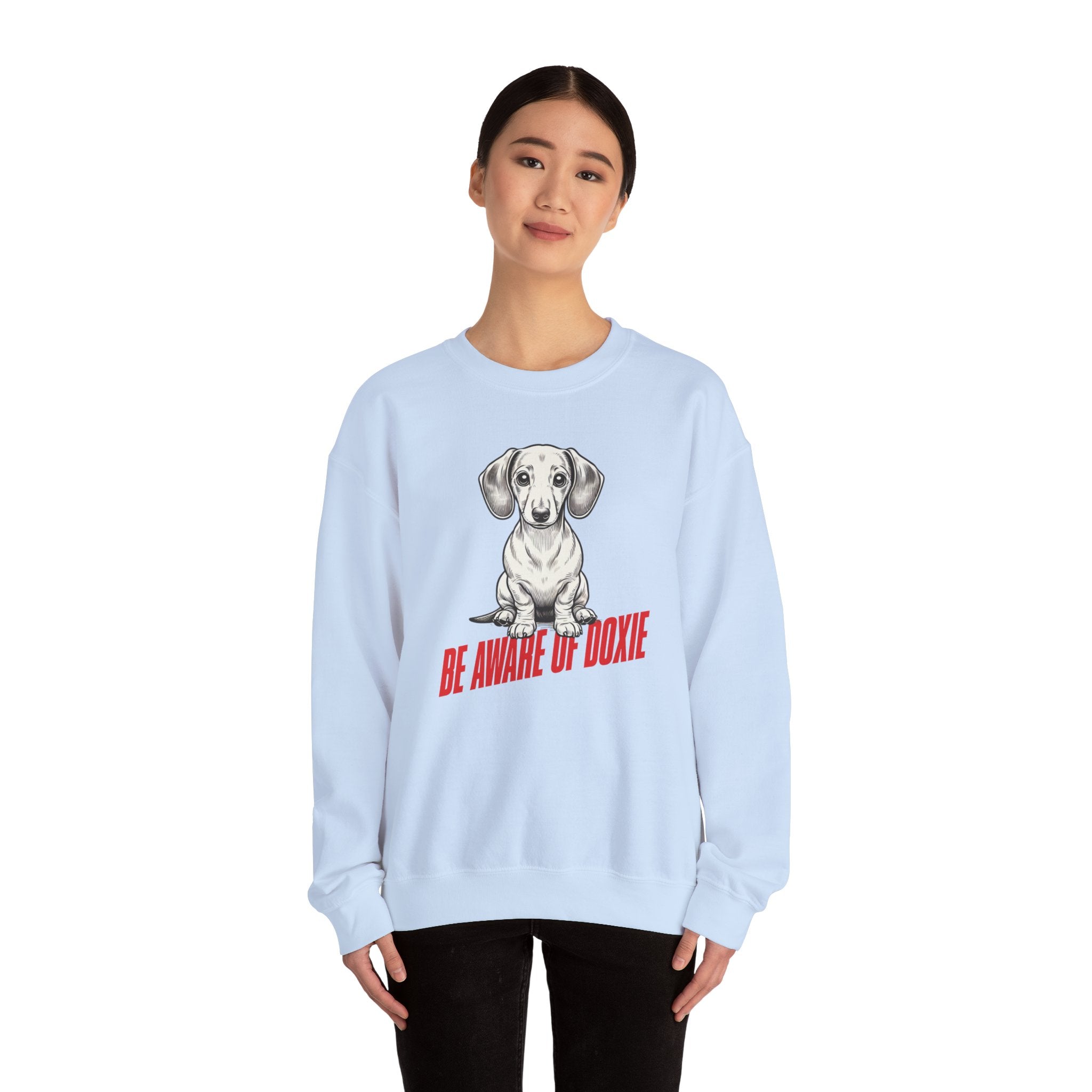 Dachshund Sweatshirt, Wiener Be Aware of Doxie shirt, Wiener Mom shirt, Doxie Lover Gift, Dachshund Owner Gift, Dog Mom Shirt, Wiener Tshirt