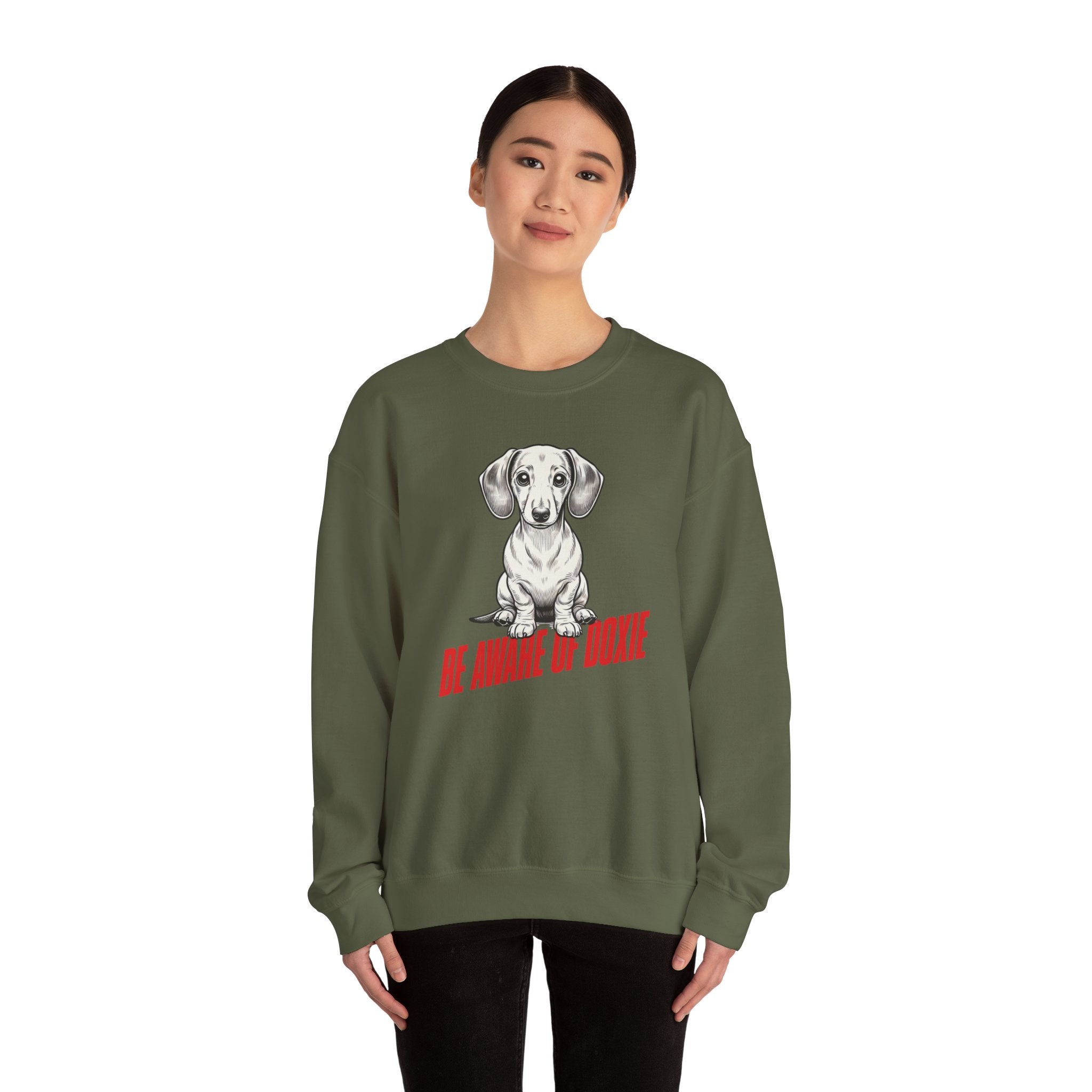 Dachshund Sweatshirt, Wiener Be Aware of Doxie shirt, Wiener Mom shirt, Doxie Lover Gift, Dachshund Owner Gift, Dog Mom Shirt, Wiener Tshirt