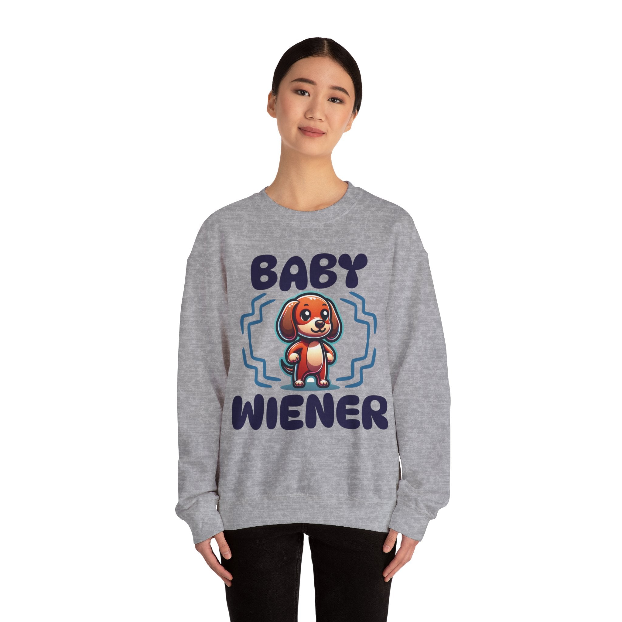 Dachshund Crewneck, Baby Wiener Doxie sweatshirt, Wiener Mom shirt, Doxie Lover Gift, Dachshund Owner Gift, Dog Mom Shirt, Wiener Tshirt