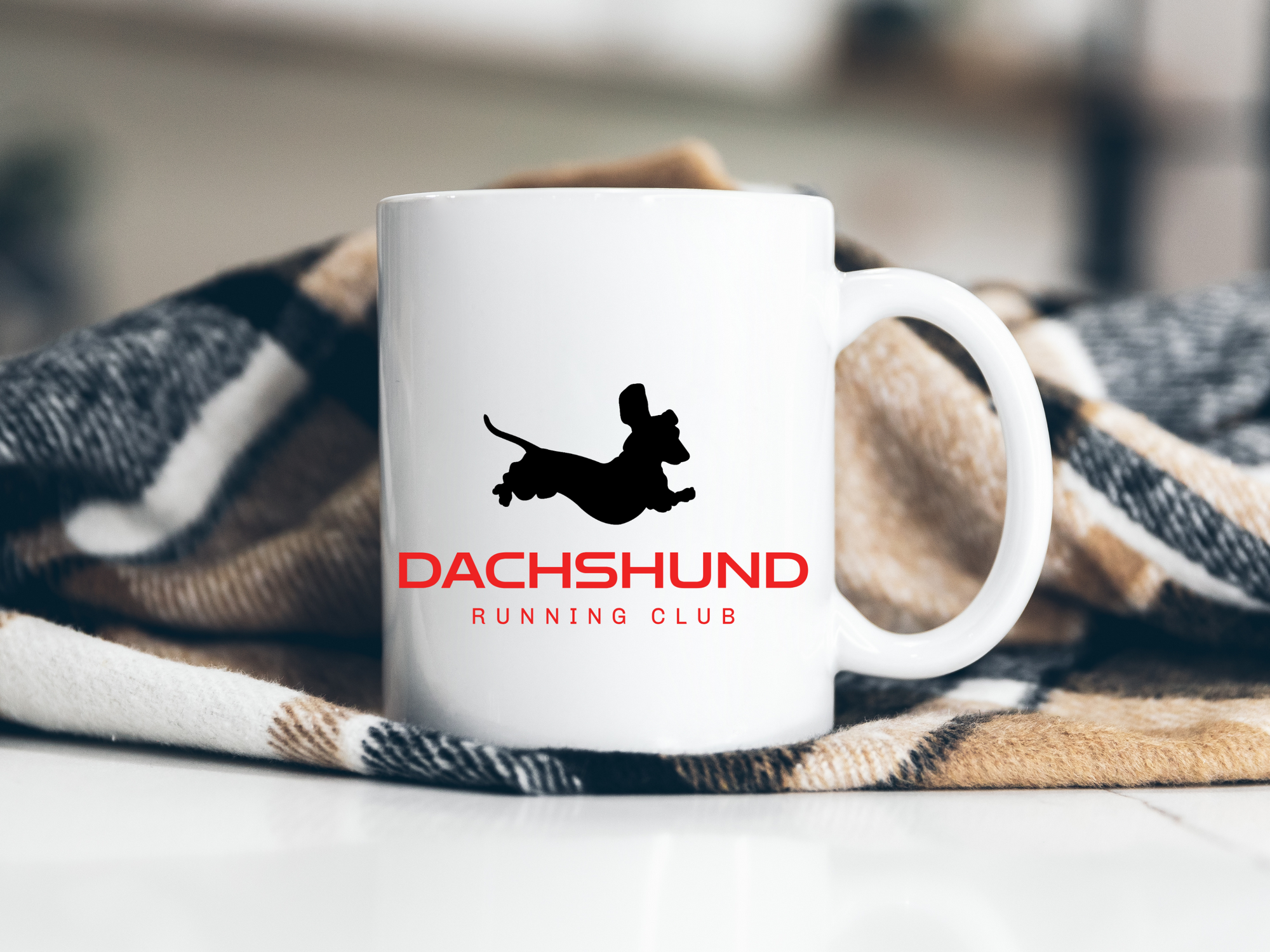 Dachshund Running Club Mug, Dachshund 11 oz Coffee Mug, Dachshund Gift, Dachshund Lover Mug, Dachshund Owner Cute Mug, Wiener Ceramic Mug