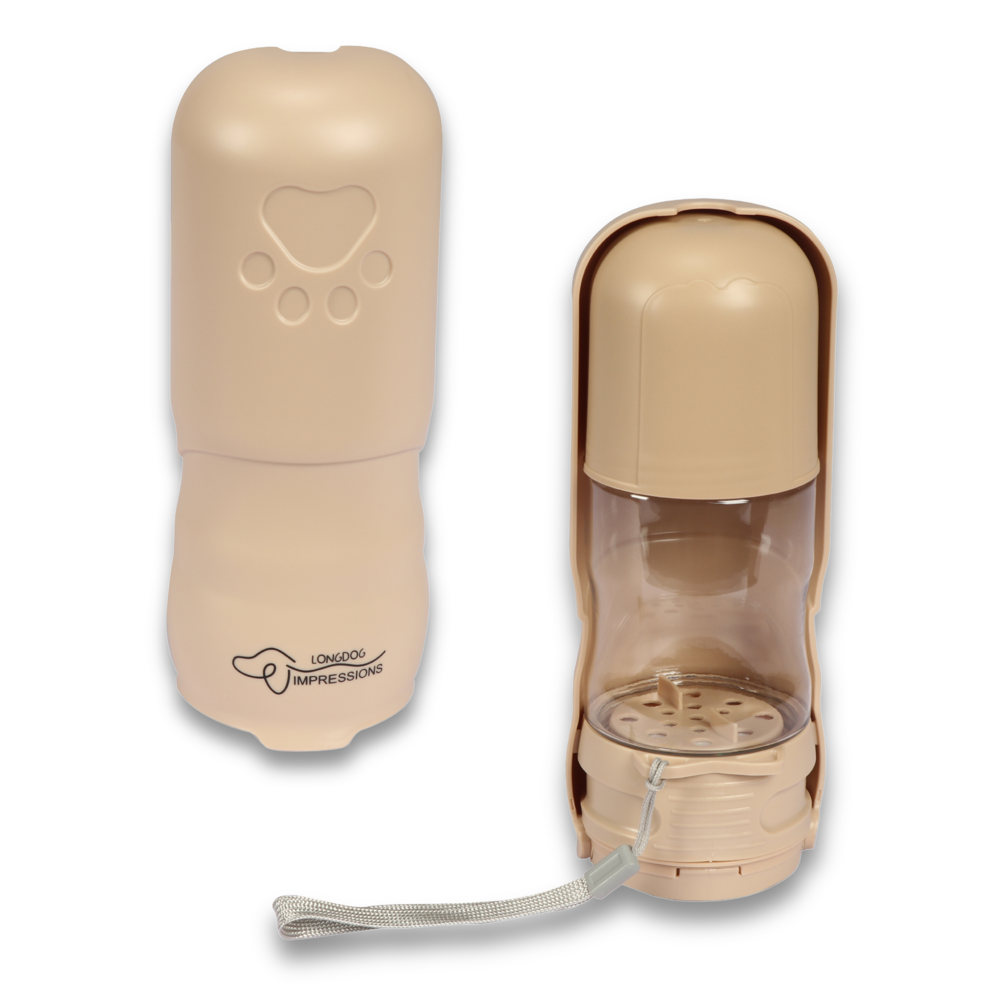LONGDOG IMPRESSIONS Pet Water Bottle with logo