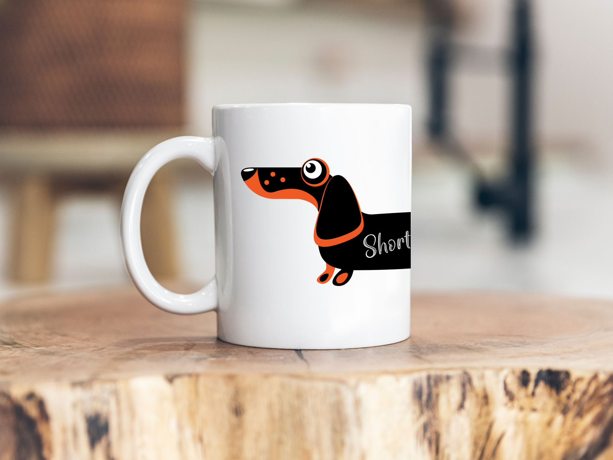 Dachshund Print Mug, Dachshund Coffee Mug, Dachshund Gift, Dachshund Lover Mug, Dachshund Owner Mug, Wiener Ceramic Mug, Dachshund Mug