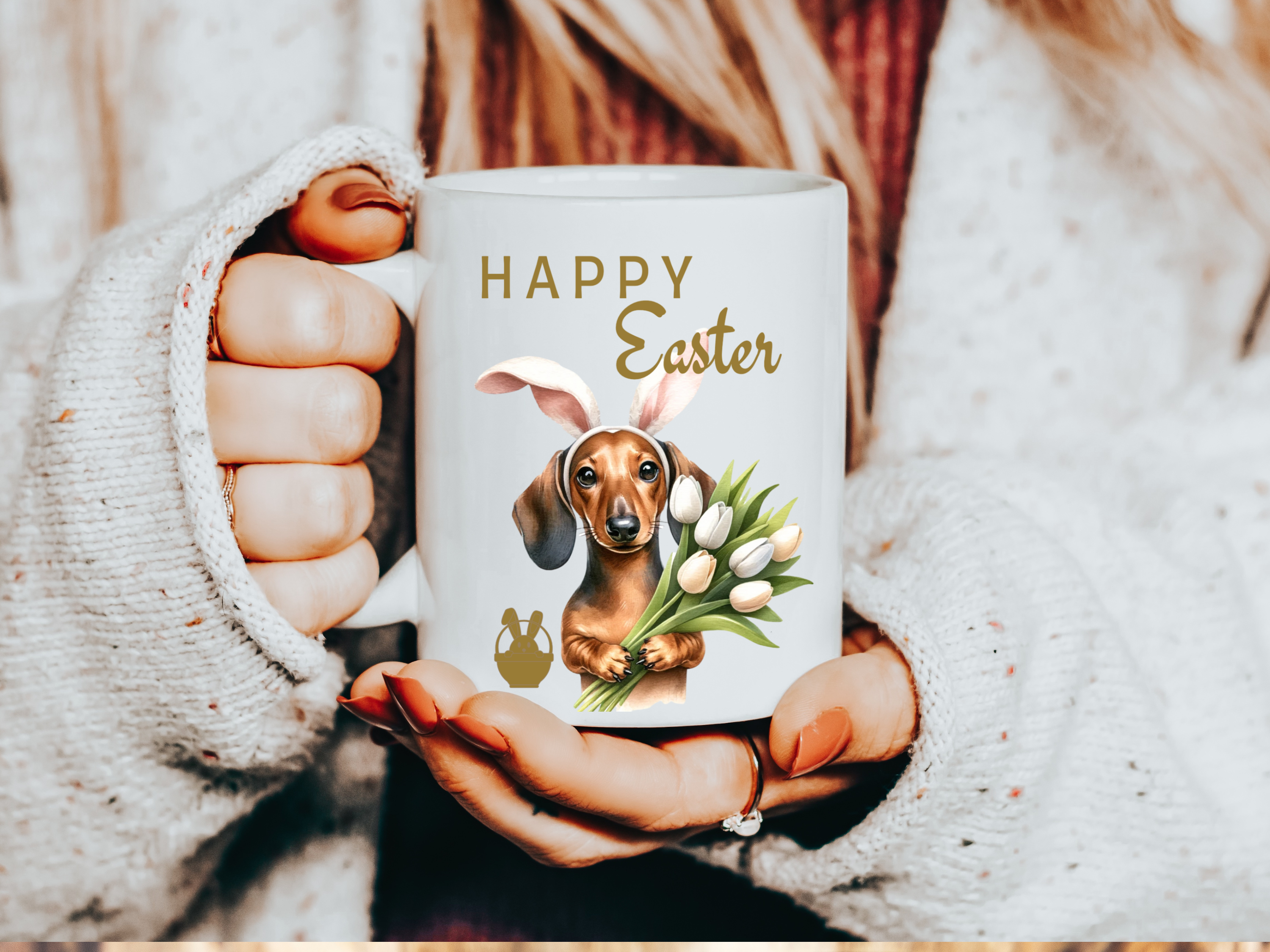 Dachshund Eastern Mug, Dachshund Happy Eastern Coffee Mug, Dachshund Parent Mug, Dachshund Owner Mug, Ceramic Mug, Wiener Lover Eastern Mug